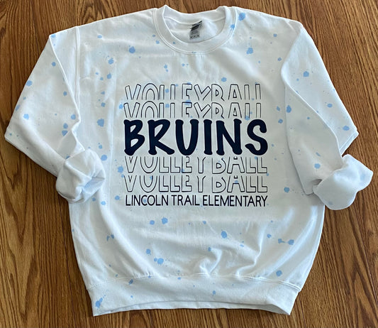 LTES Volleyball - paint splatter